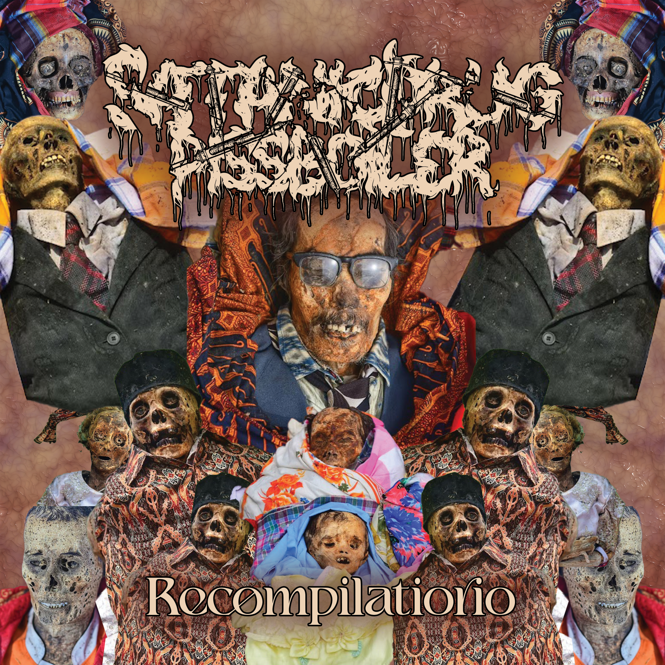 satanic drug pissboiler - recompilatiorio front cover/
