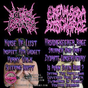 Vaginal Cadaver / CreamSodaDischarge - Pornogrindz Finests Flicks back cover